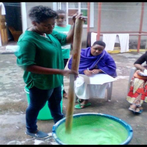 Liquid soap making training at the community level conducted to the women groups as an alternative income activity